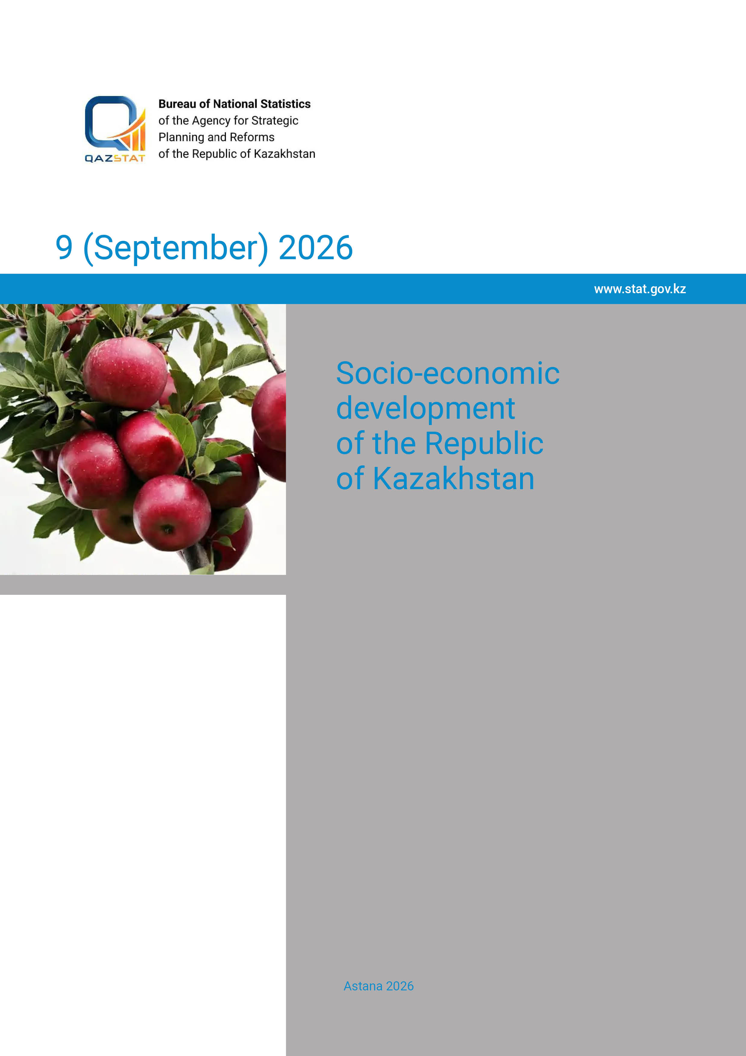 Socio-economic development of the Republic of Kazakhstan